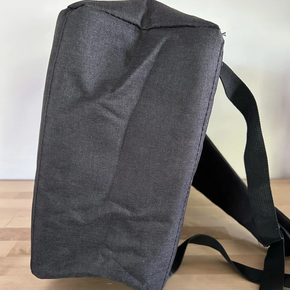 Chipotle RollTop Backpack Gray Ltd Ed Employee Gift SpellOut Fastfood Streetwear